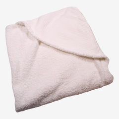 NATALYS serviette sortie de bain blanc