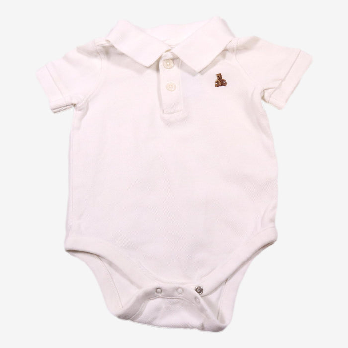 GAP 6 mois body polo blanc