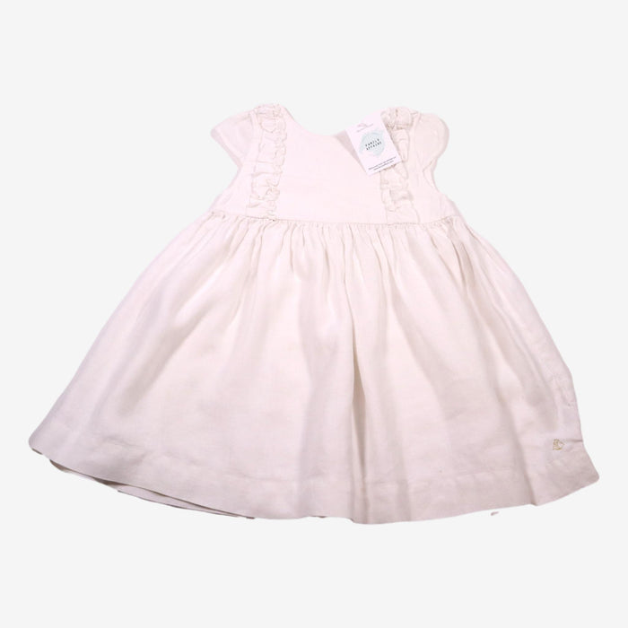 PETIT BATEAU 5 ans robe blanche en lin