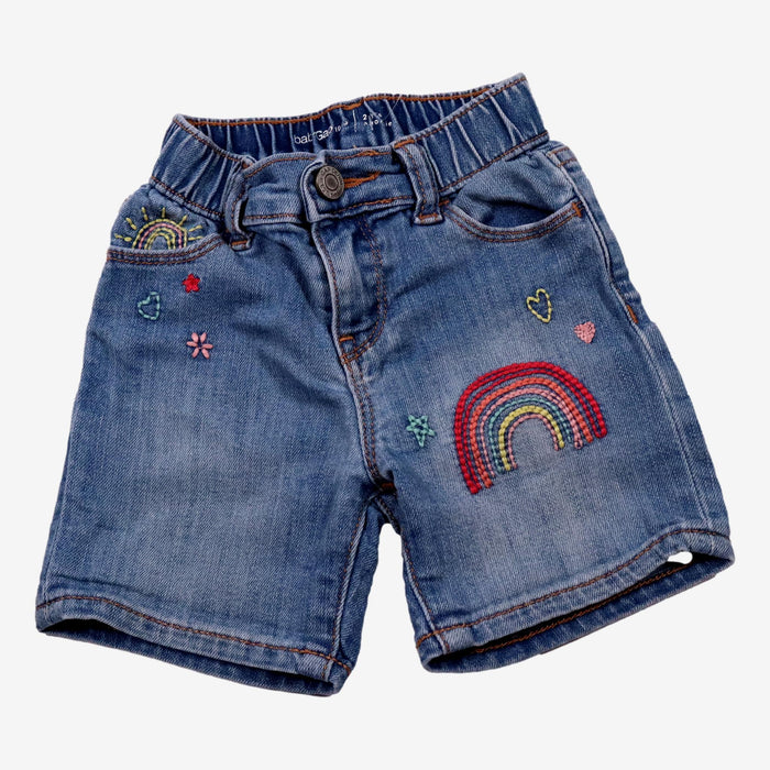 GAP 2 ans Short broderies arc-en-ciel