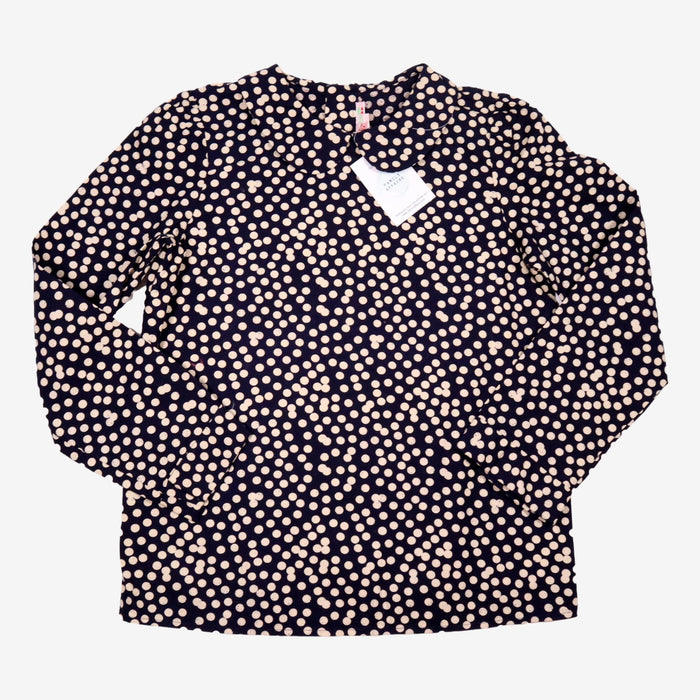 BONPOINT 12 ans Blouse à pois dos zippé