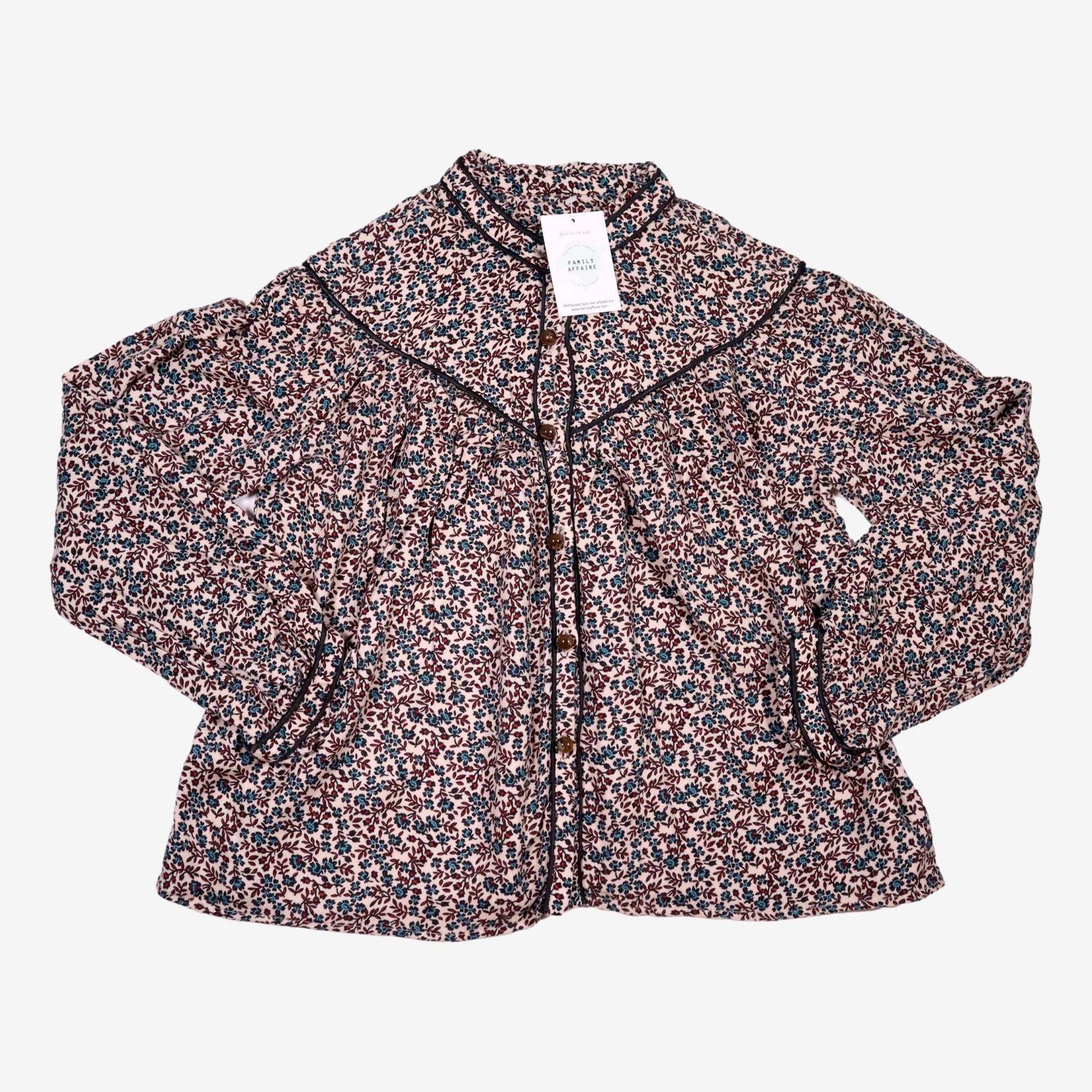 ZARA 12 ans Blouse motifs fleurs