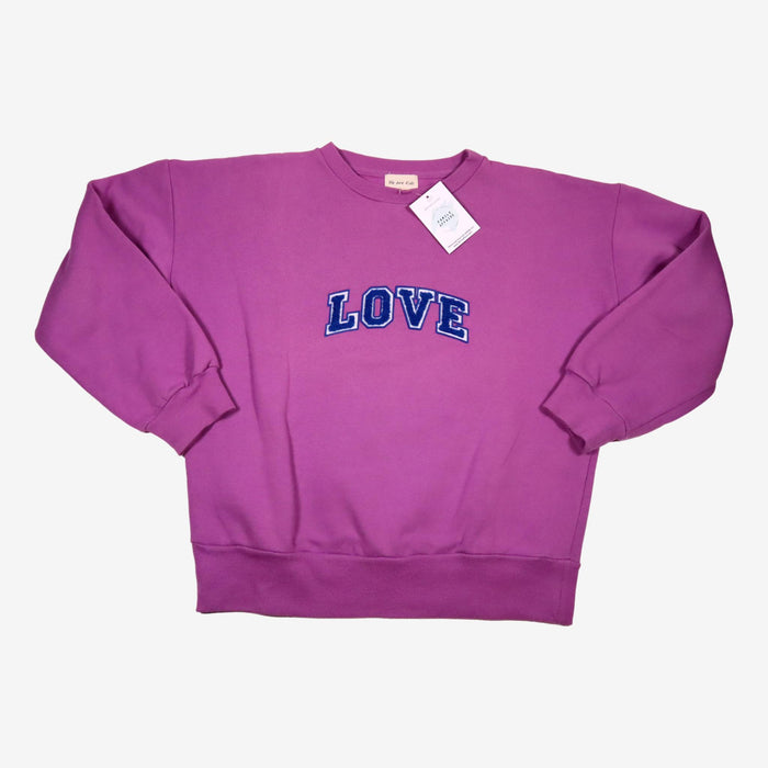 WE ARE KIDS 12/13 ans sweat voilet avec "love"