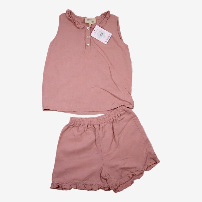 FRANGIN FRANGINE  6 ans ensemble pyjama rose