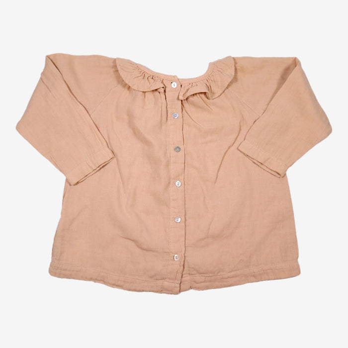 POUDRE ORGANIC 3 ans Blouse pêche