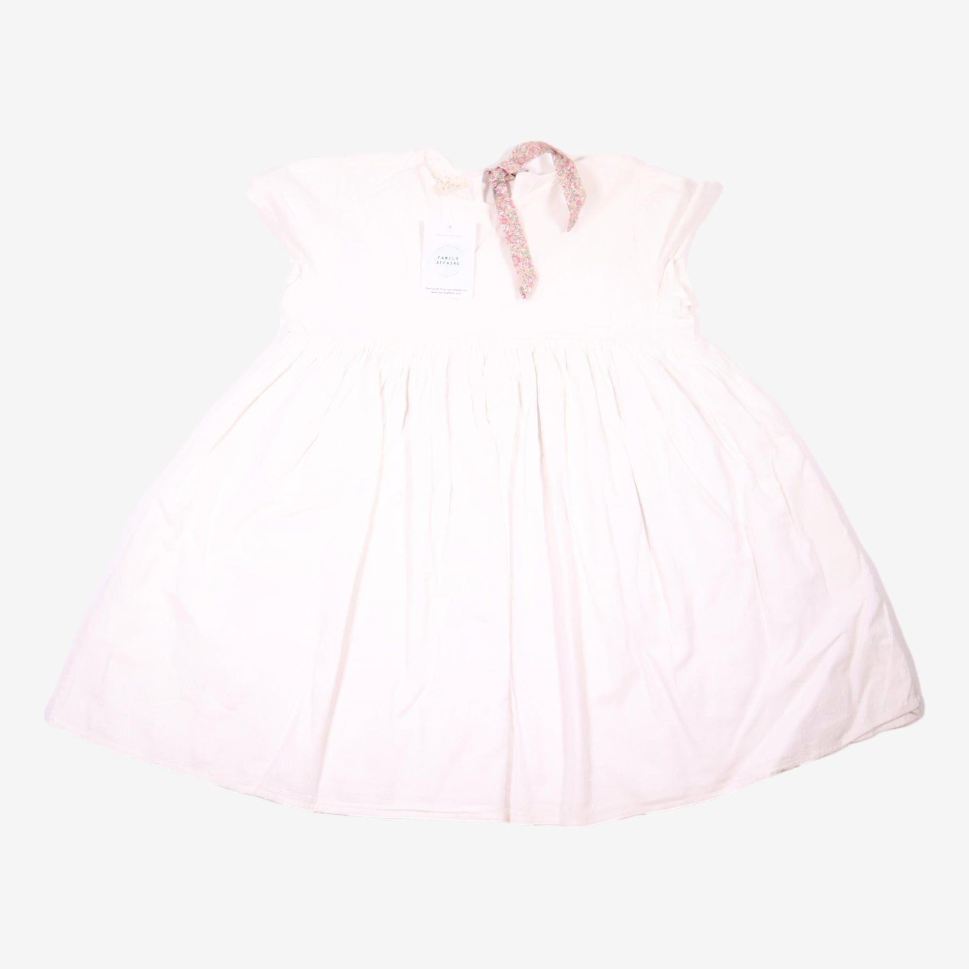 LOUISE MISHA 8 ans Robe blanche jolie noeud