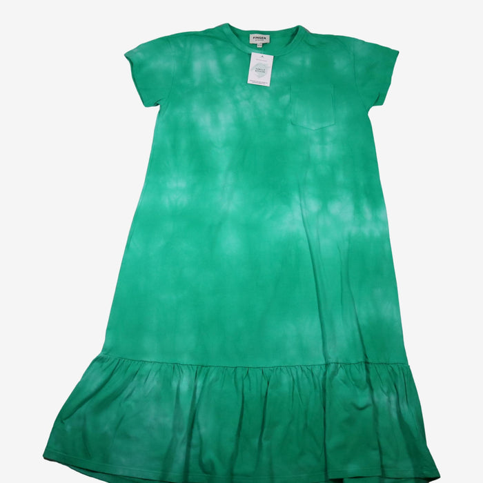 FINGER IN THE NOSE 12/13 ans Robe Tie & Dye verte