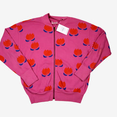 BOBO CHOSES 10 ans Sweat tulipes rose