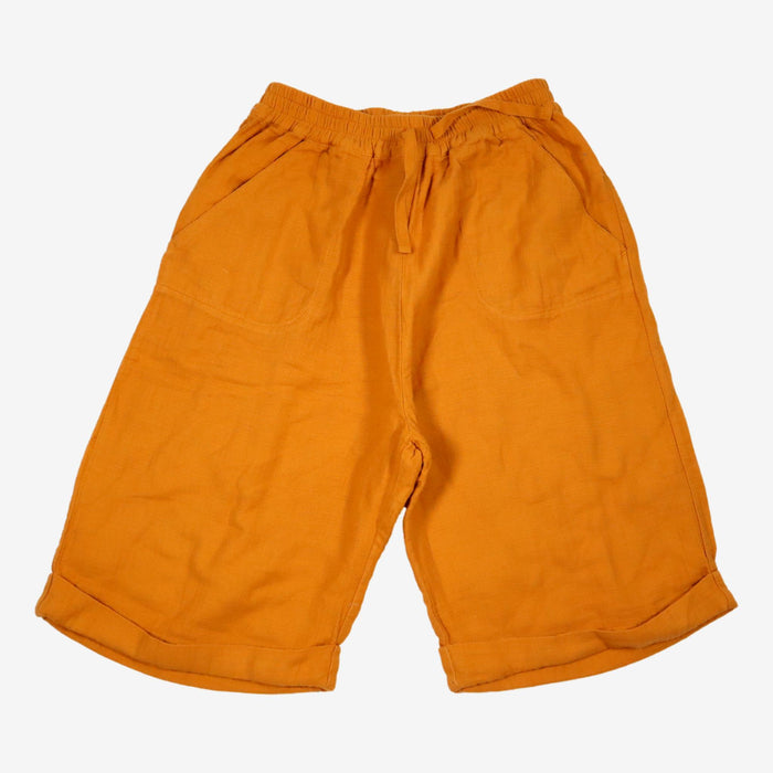 BONTON 12 ans short  bermuda jaune gaze de coton