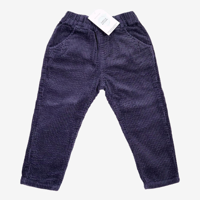 BOUTCHOU 2 ans pantalon en velours bleu marine