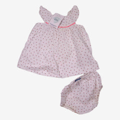 JACADI 3 mois ensemble robe et bloomers