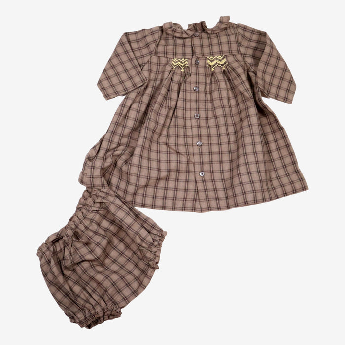 PETITE LUCETTE 6 mois lot robe et bloomers