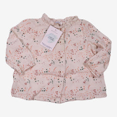 BOUTCHOU 12 mois chemise blanche petits motifs