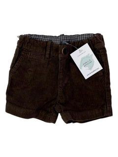 ZARA 6/9 mois short en velours cotelé marron