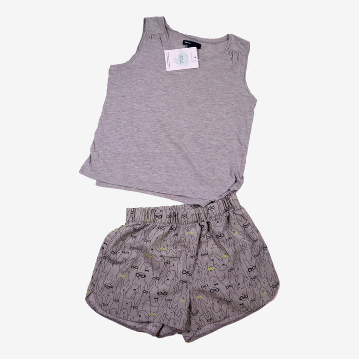 GAP 8 ans ensemble pyjama 2 pièces gris