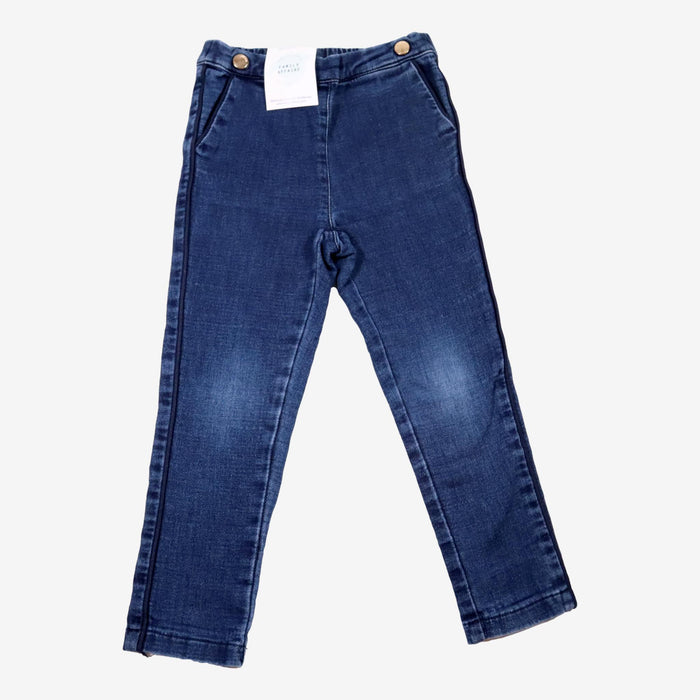 JACADI 4 ans Legging style jean bleu foncé