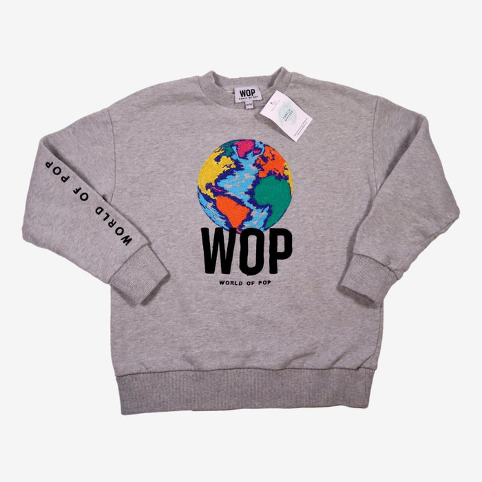 WORLD OF POP 10 ans Sweat Terre gris