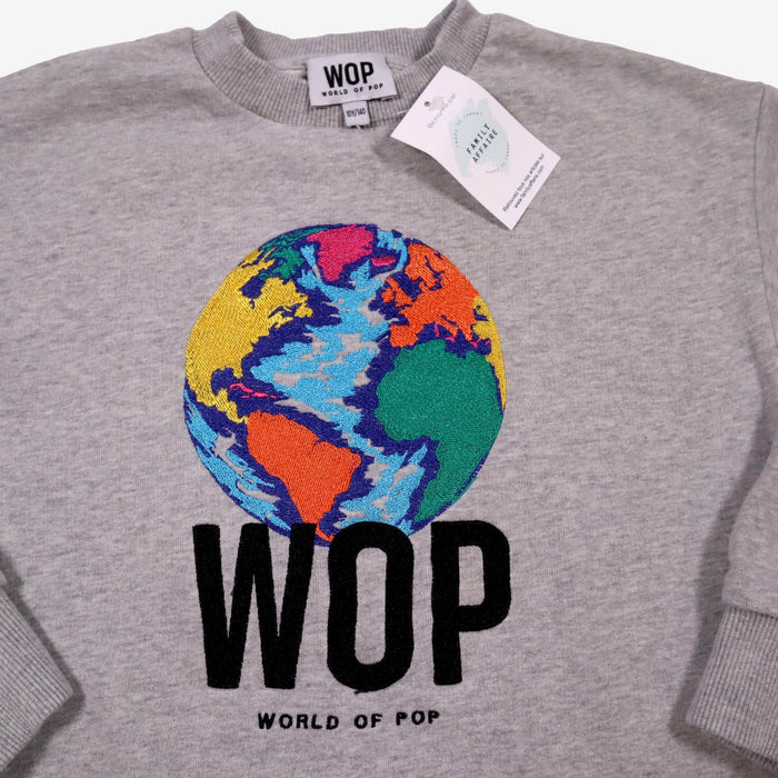 WORLD OF POP 10 ans Sweat Terre gris