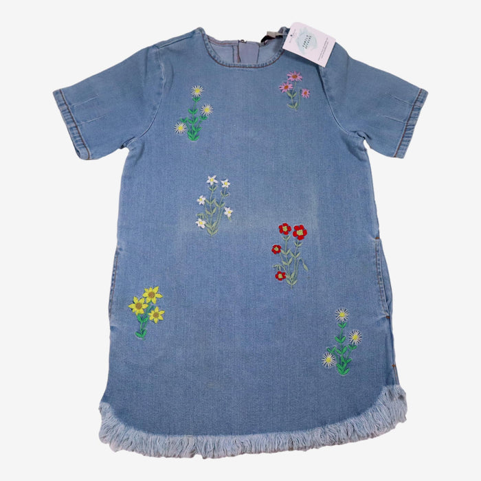 STELLA MCCARTNEY 8 ans Robe en jean brodée (décoloré)