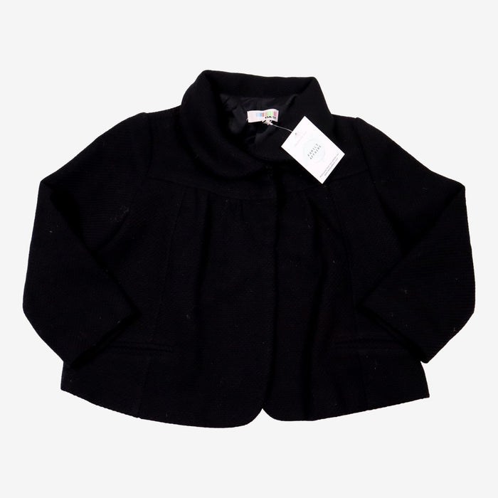 BASH 12 ans manteau noir laine