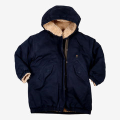 BELLEROSE 6 ans manteau bleu capuche