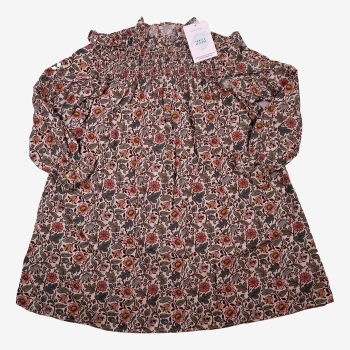 BONTON 6 ans robe a fleurs rose bleu