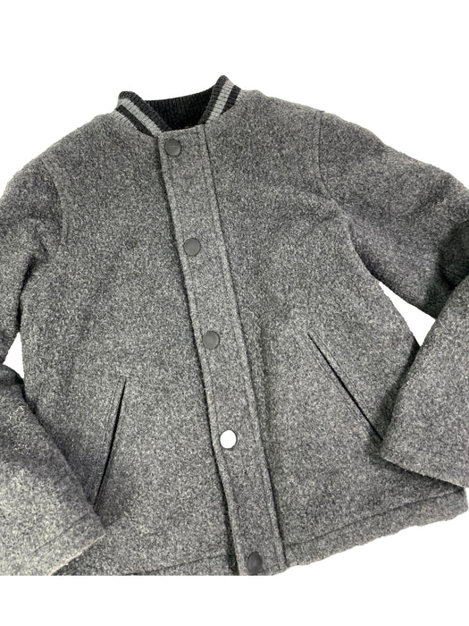 BONPOINT 8 ans Manteau blouson gris laine