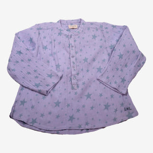 LOUIS LOUISE 6 ans chemise bleu étoilé