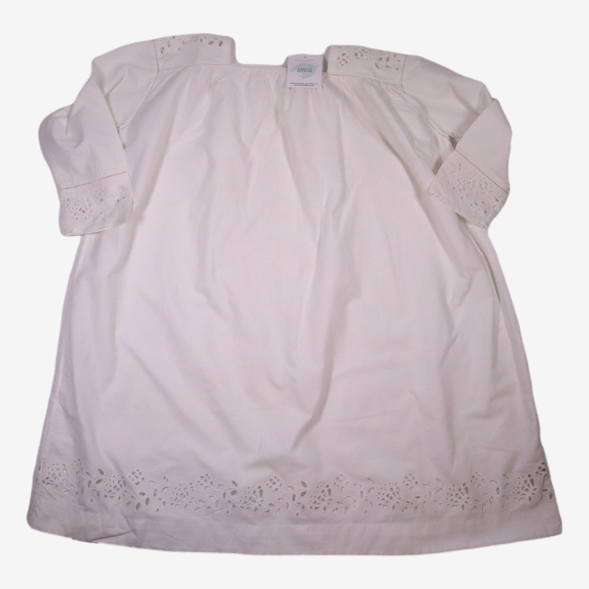 CARAMEL 10 ans robe blanche manche longue