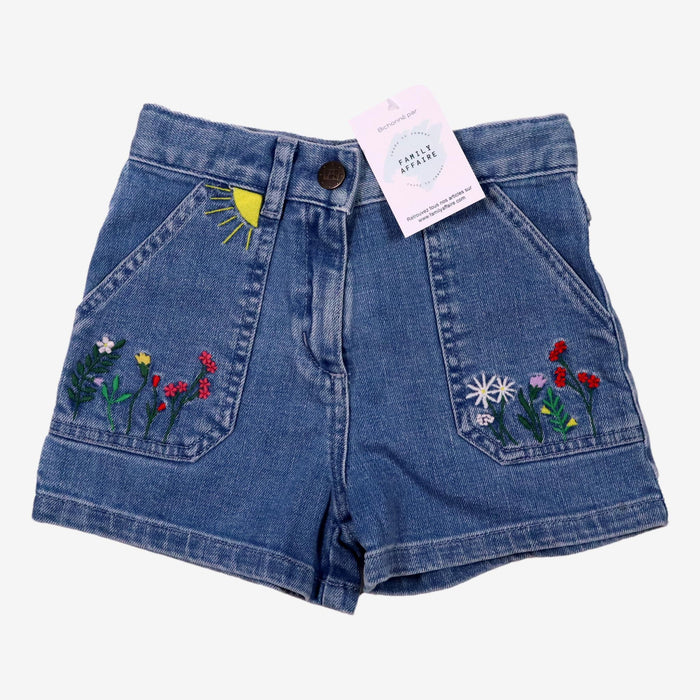 BONTON 6 ans short jean avec broderie