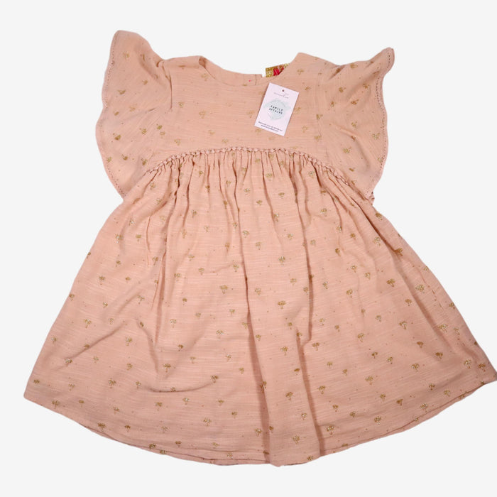 LOUSE MISHA 6 ans robe rose cerise doré