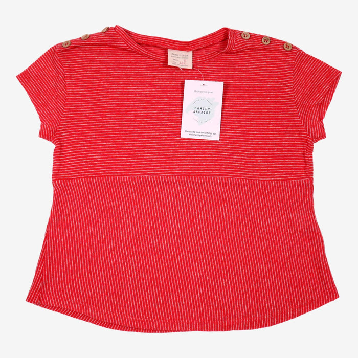 ZARA 5 ans t-shirt rayure rouge et blanc