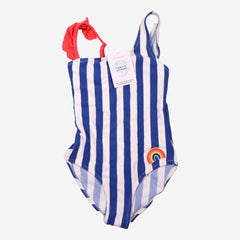 ZARA 6/7 ans maillots de bain rayure bleu et blanc