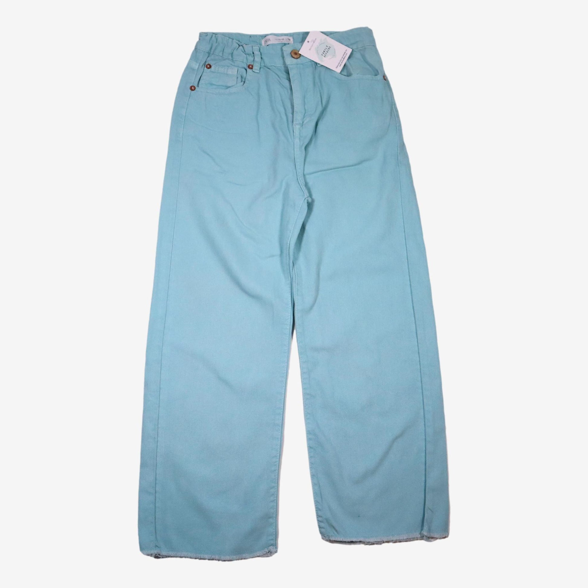 ZARA 12 ans pantalon bleu ciel large