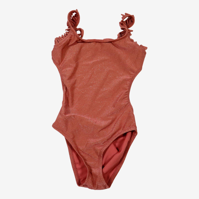 ZARA 6/7 ans maillots de bain marron a paillète