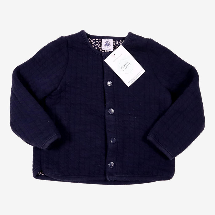 PETIT BATEAU 2 ans Gilet matelassé bleu marine