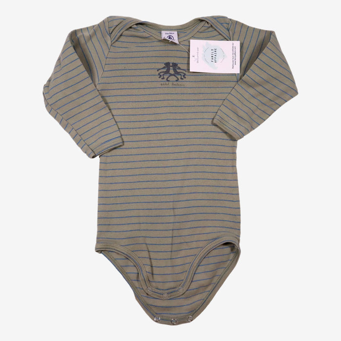 PETIT BATEAU 2 ans Body à rayures singes