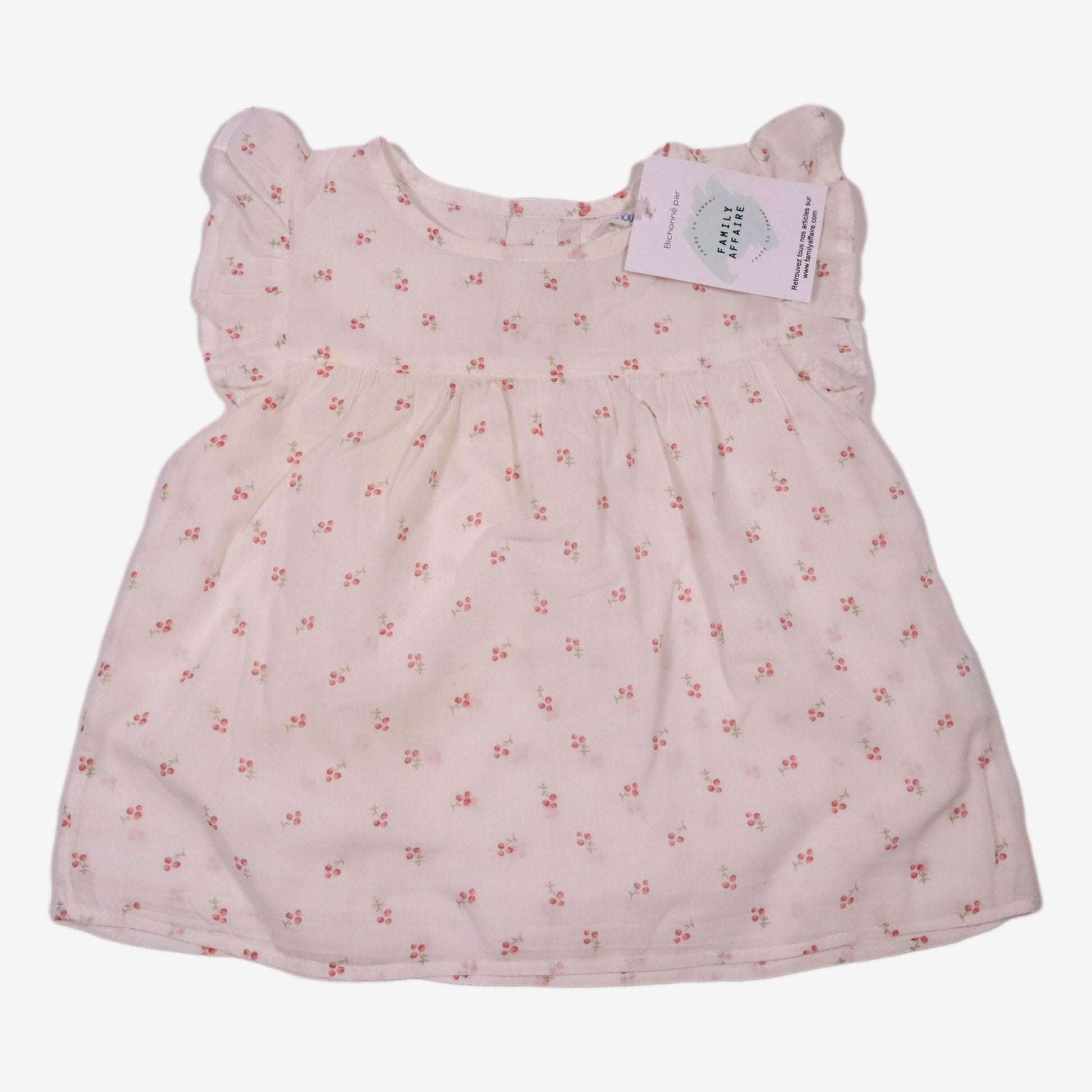 BOUT'CHOU 2 ans Blouse motifs cerises