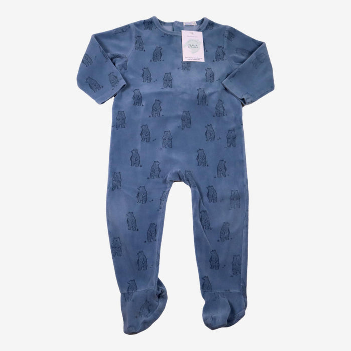 BOUT'CHOU 18 mois Pyjama ourson en velours bleu