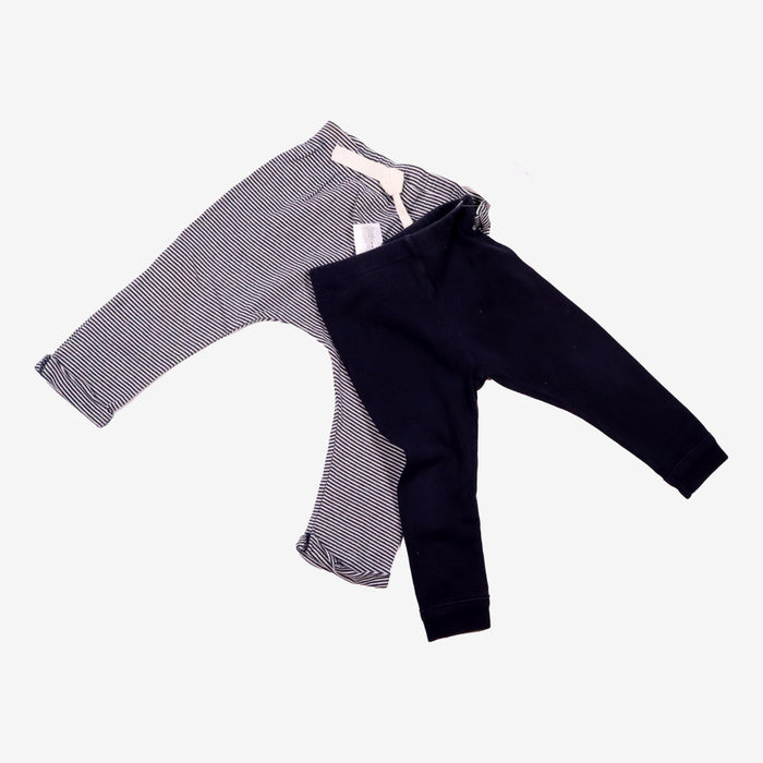 PETIT BATEAU 12 mois Lot de 2 Leggings