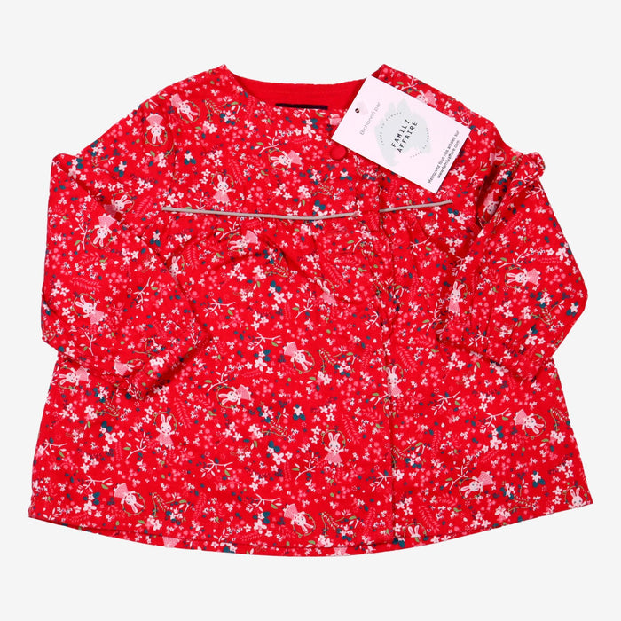 SERGENT MAJOR 6 mois Blouse croisée rouge