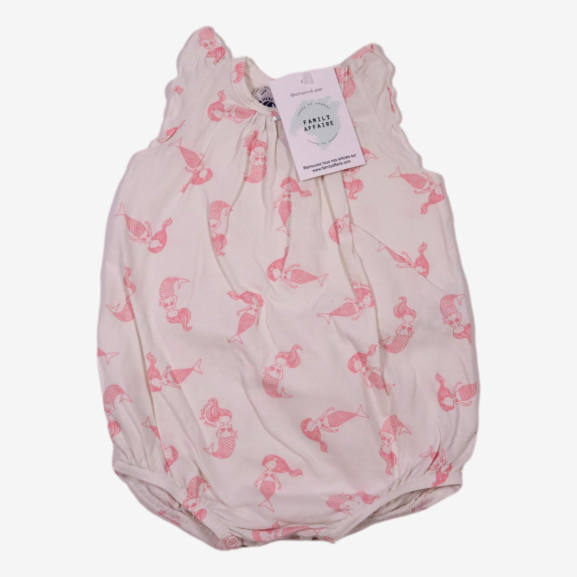 PETIT BATEAU 3 mois Barboteuse motifs sirènes