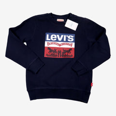 LEVIS 10 ans sweat bleu avec dessin levis