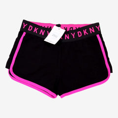 DKNY 10 ans short sport noir rose