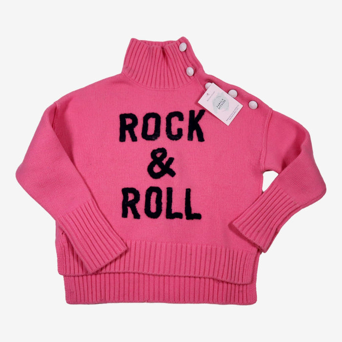 ZADIG & VOLTAIRE 8 ans Pull Rock & Roll en laine rose