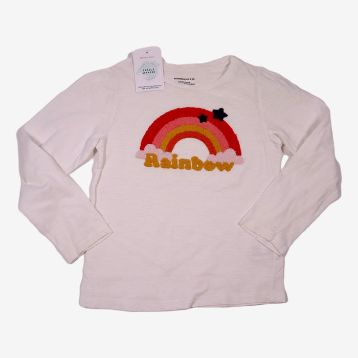 MONOPRIX 6 ans Tee-shirt Rainbow blanc