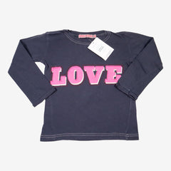 DANDY STAR 4 ans Tee-shirt LOVE gris