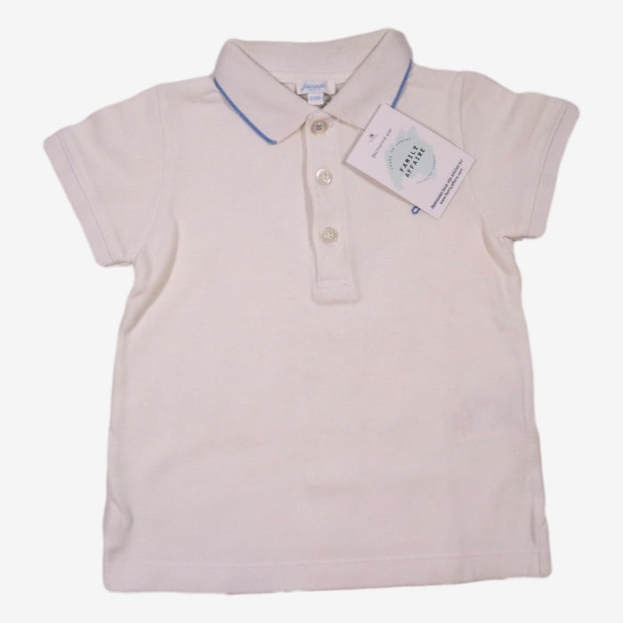 JACADI 2 ans Polo blanc