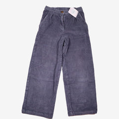 CYRILLUS 10 ans pantalon bleu/gris en velours côtelé