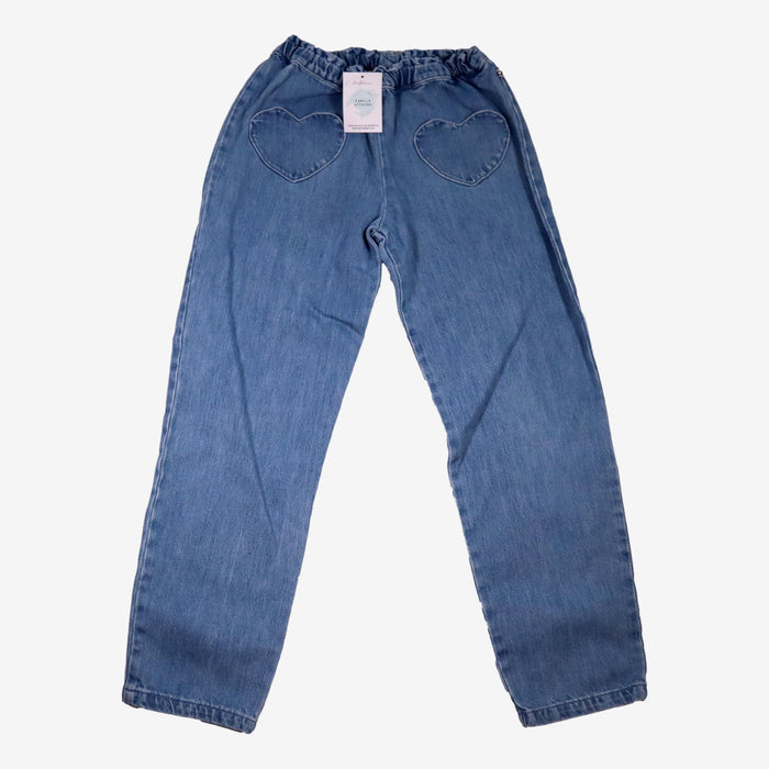 BONTON 14 ans pantalon jean poche coeur